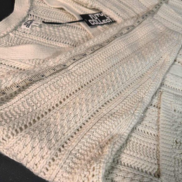 2X Future Collective NWT Women's Pearl Embellished Relaxed Cardigan - Picture 3 of 11